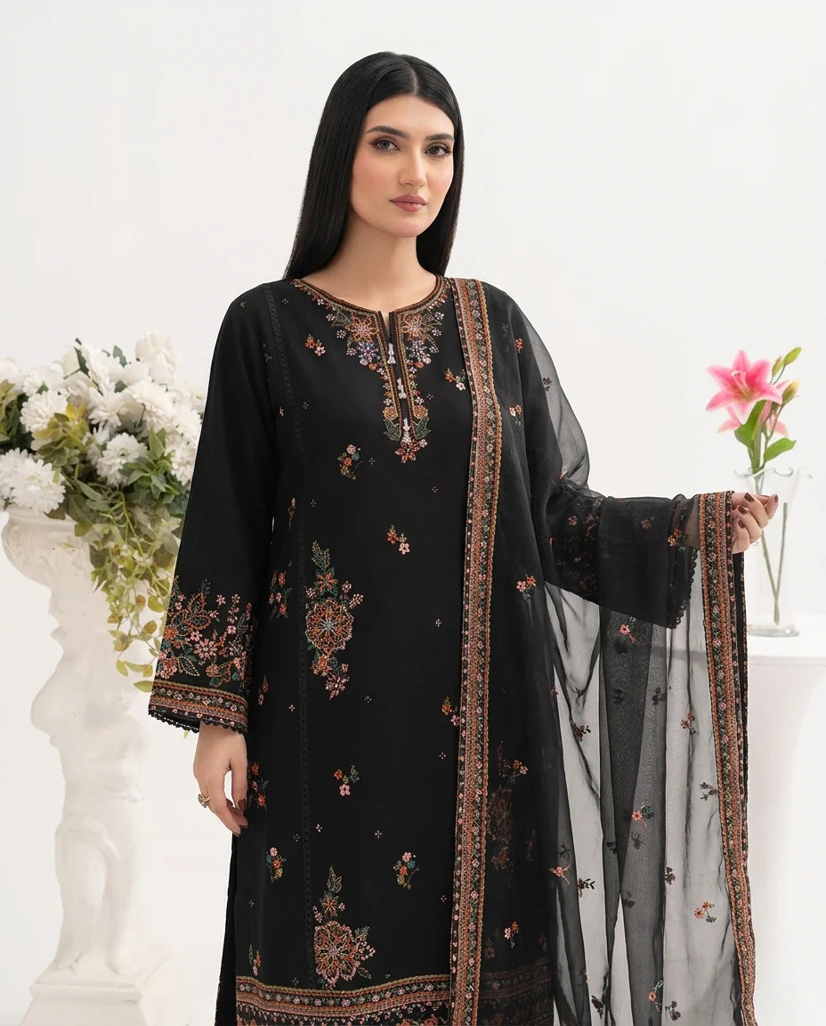 Hareem Embroidered 3PC