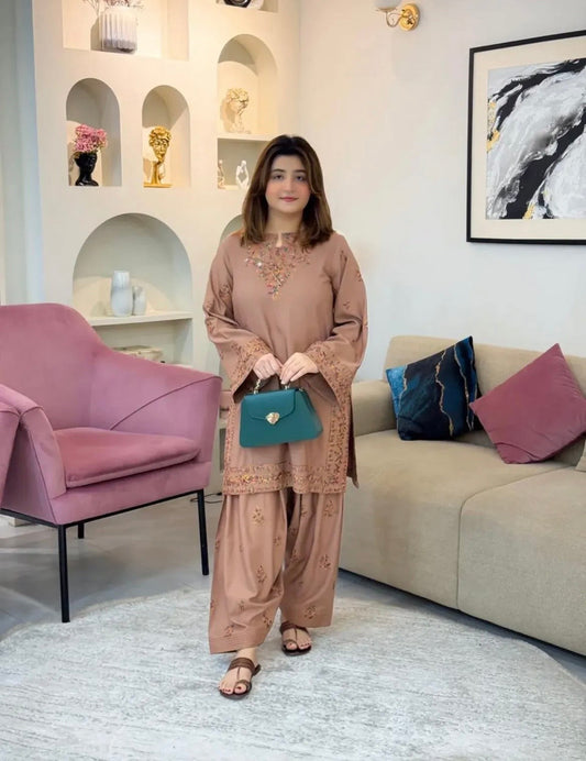 Uzmay Embroidered 2pc