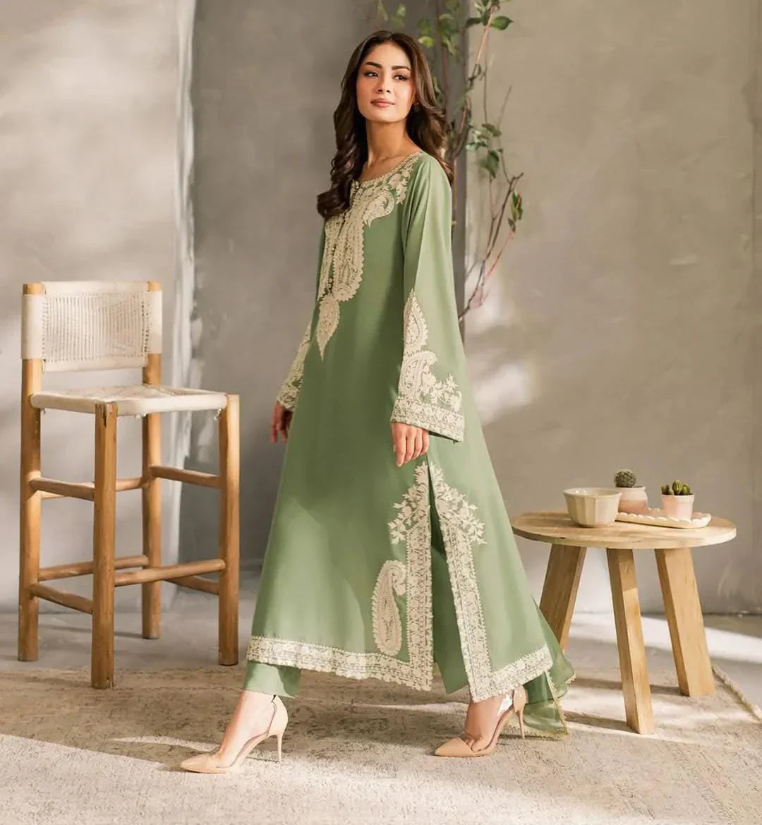 Afreen Embroidered 3Pc