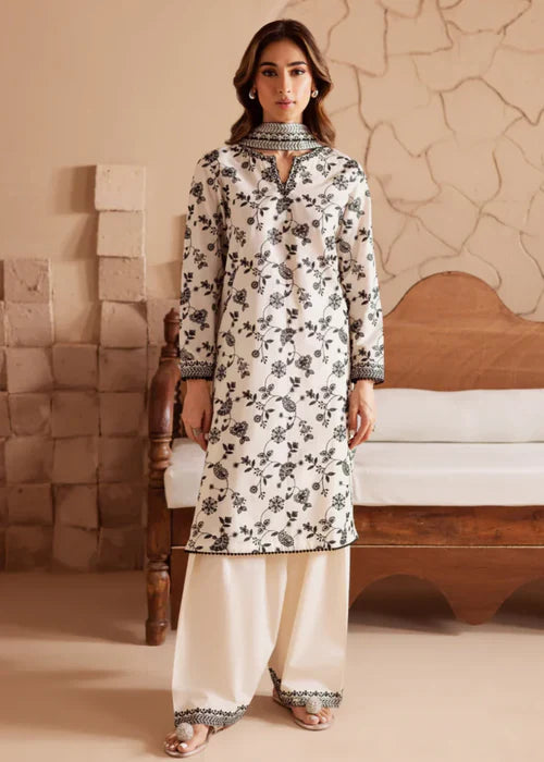 GULNAAR WHITE 3PCS